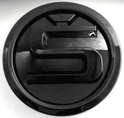 Шильдик эмблема автомобильный SHKP SkodaN BM черный пластик